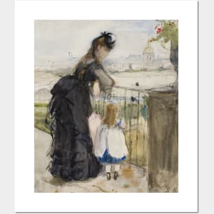 On the Balcony by Berthe Morisot Posters and Art